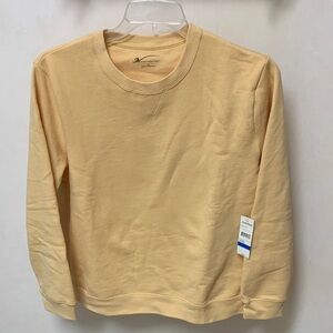 NWT Studio Works XL Women’s Light Yellow Sweatshirt
